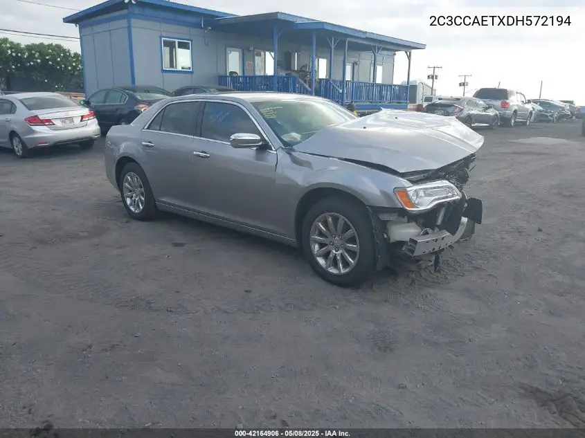 2013 Chrysler 300C VIN: 2C3CCAETXDH572194 Lot: 42164906
