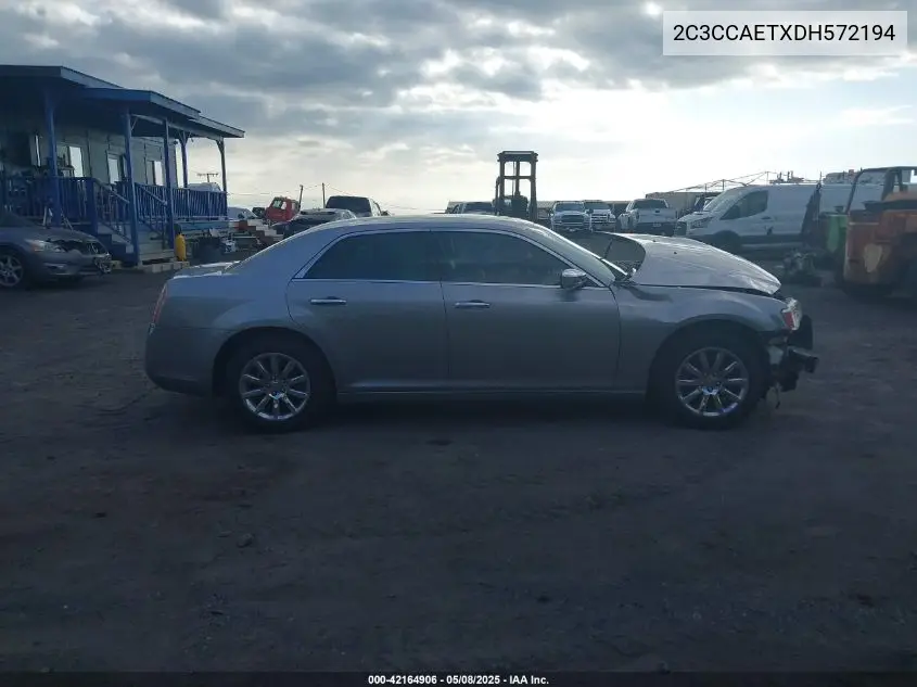2013 Chrysler 300C VIN: 2C3CCAETXDH572194 Lot: 42164906