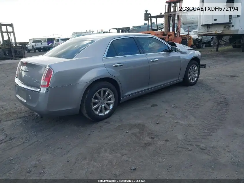 2013 Chrysler 300C VIN: 2C3CCAETXDH572194 Lot: 42164906