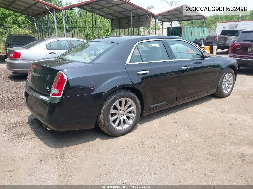 2013 Chrysler 300C VIN: 2C3CCAEG9DH632498 Lot: 42468086