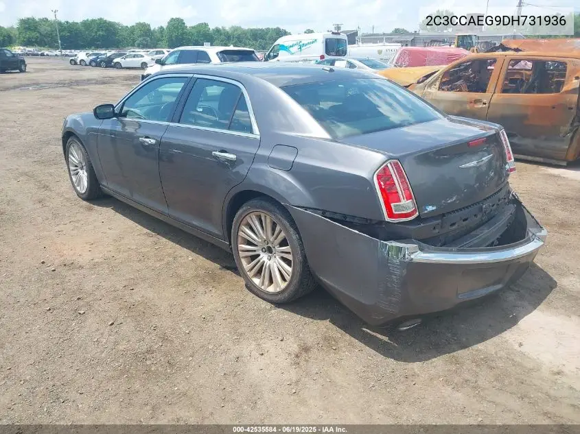 2013 Chrysler 300C VIN: 2C3CCAEG9DH731936 Lot: 42535584
