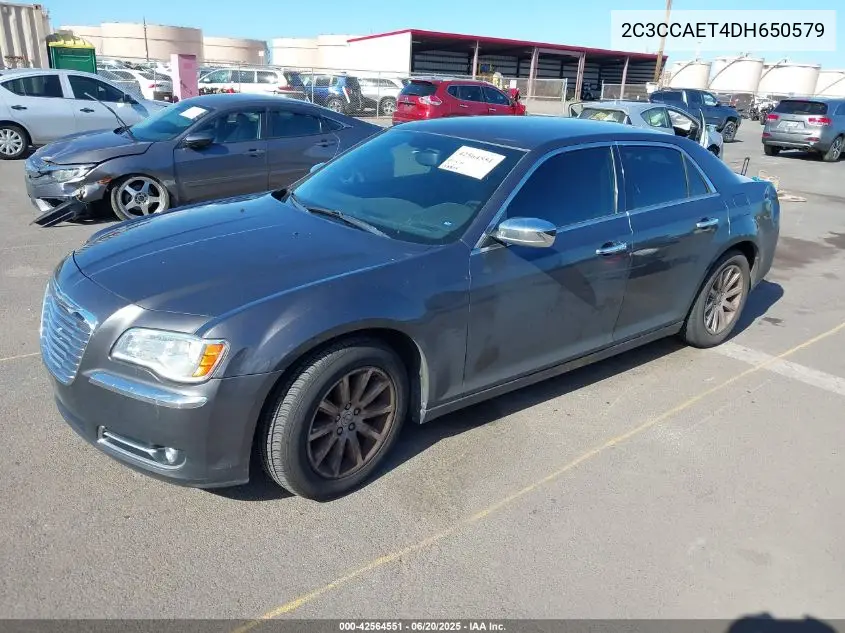 2013 Chrysler 300C VIN: 2C3CCAET4DH650579 Lot: 42564551
