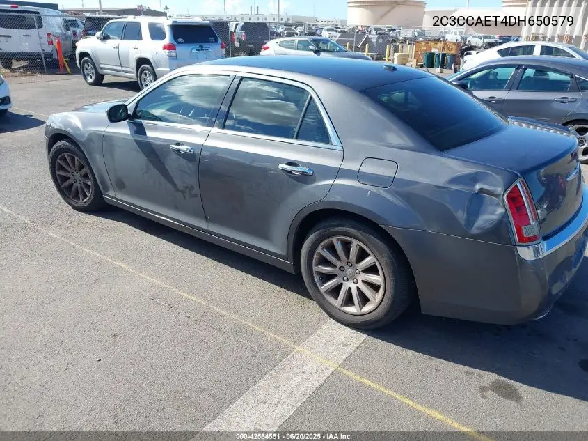 2013 Chrysler 300C VIN: 2C3CCAET4DH650579 Lot: 42564551