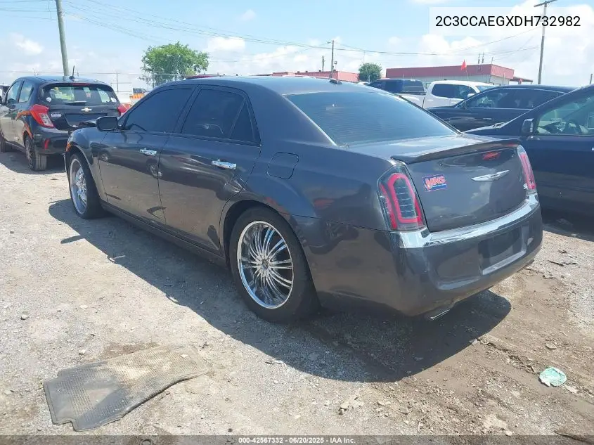 2013 Chrysler 300C VIN: 2C3CCAEGXDH732982 Lot: 42567332