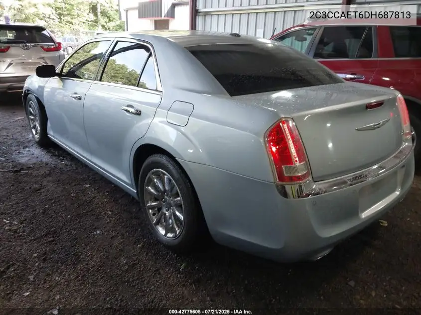 2013 Chrysler 300C VIN: 2C3CCAET6DH687813 Lot: 42775605