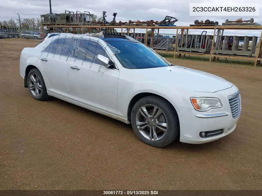 2014 Chrysler 300C VIN: 2C3CCAKT4EH263326 Lot: 30061772