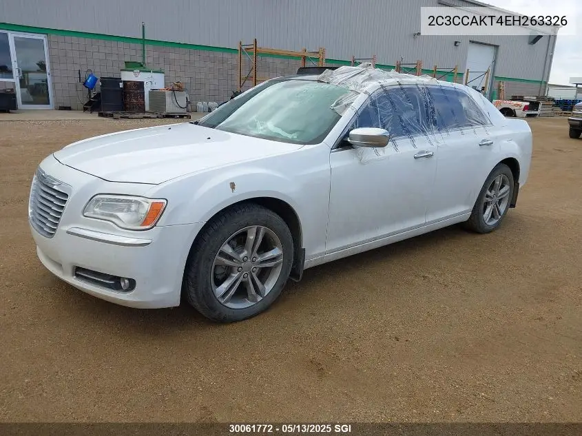 2014 Chrysler 300C VIN: 2C3CCAKT4EH263326 Lot: 30061772