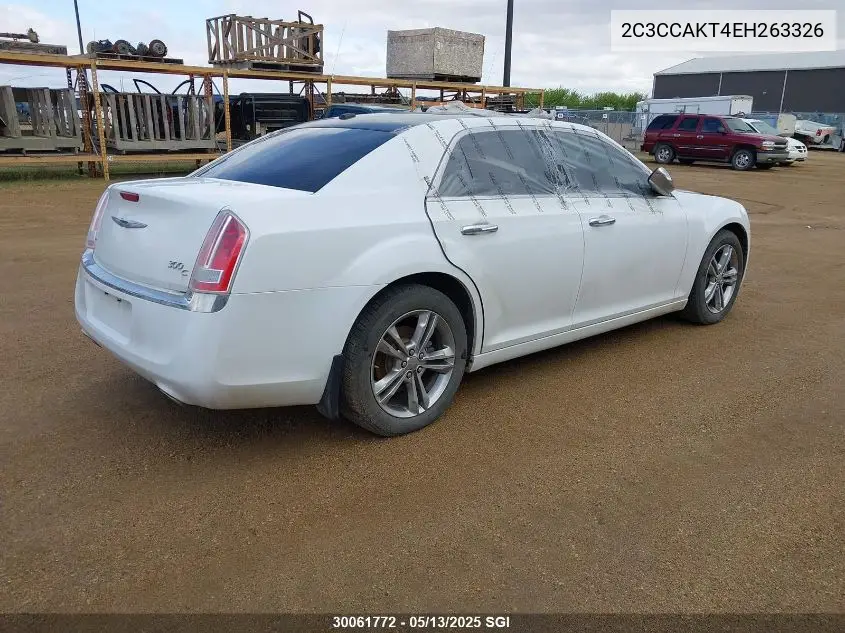 2014 Chrysler 300C VIN: 2C3CCAKT4EH263326 Lot: 30061772
