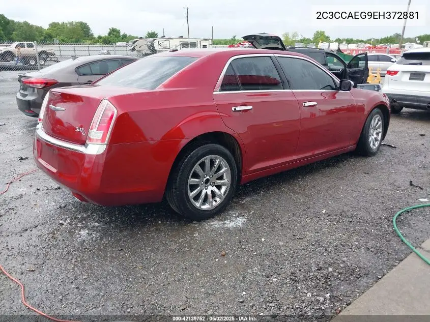 2014 Chrysler 300C VIN: 2C3CCAEG9EH372881 Lot: 42139752