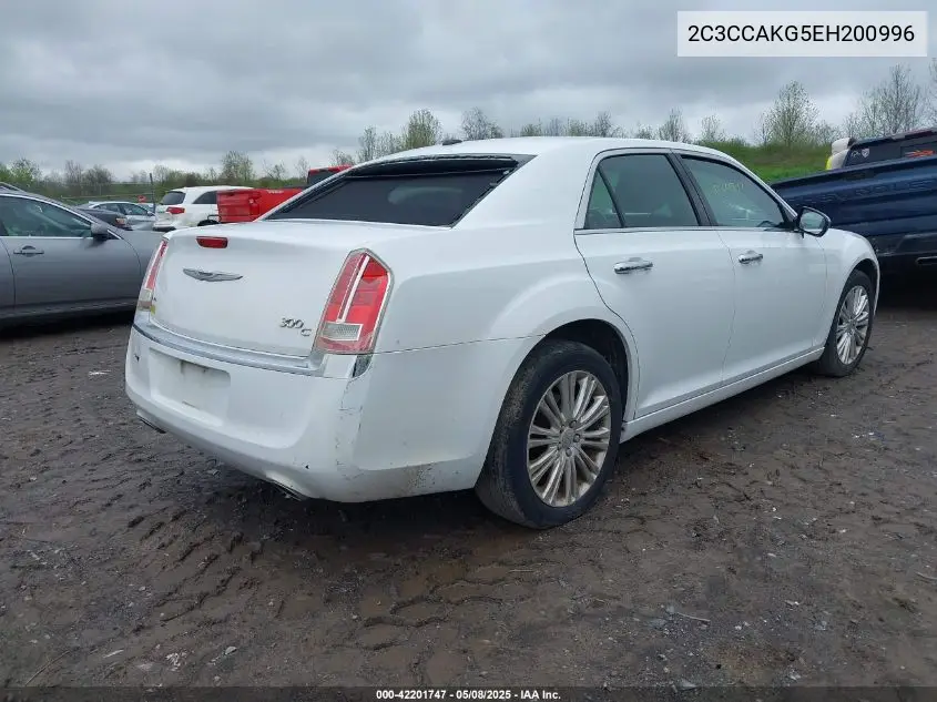 2014 Chrysler 300C Awd VIN: 2C3CCAKG5EH200996 Lot: 42201747