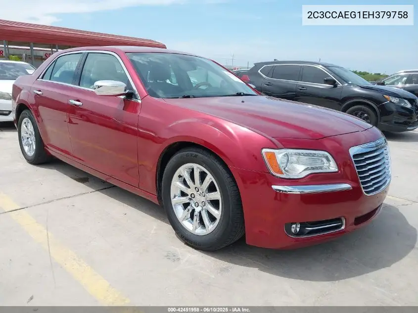 2014 Chrysler 300C VIN: 2C3CCAEG1EH379758 Lot: 42451958