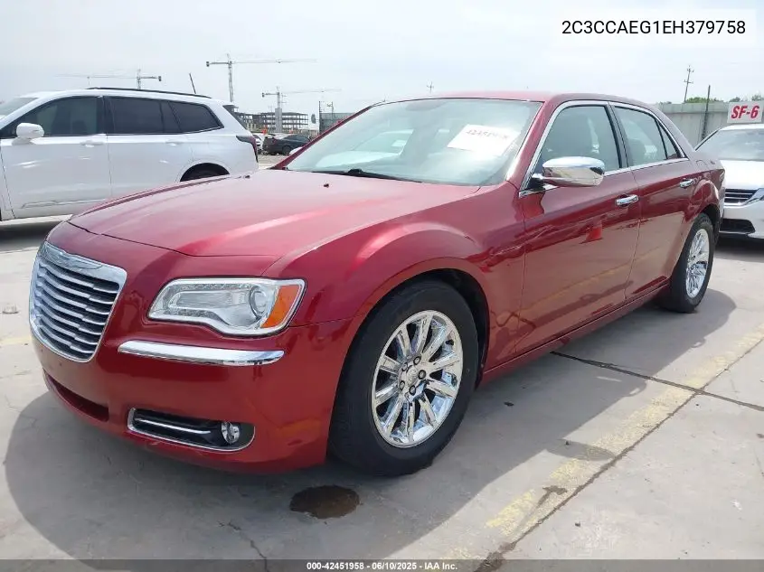 2014 Chrysler 300C VIN: 2C3CCAEG1EH379758 Lot: 42451958