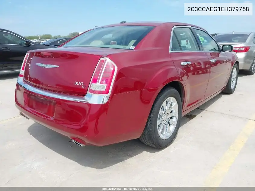 2014 Chrysler 300C VIN: 2C3CCAEG1EH379758 Lot: 42451958