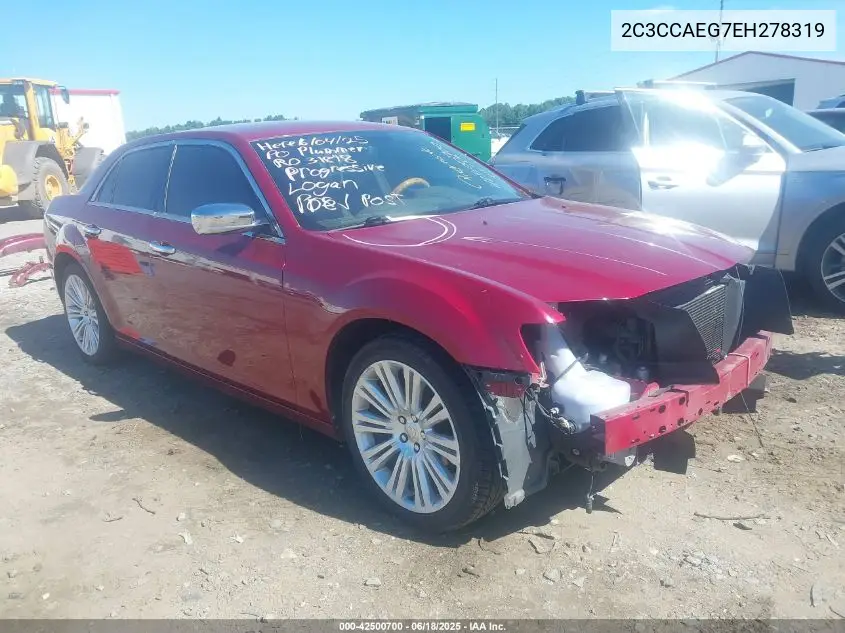 2014 Chrysler 300C VIN: 2C3CCAEG7EH278319 Lot: 42500700