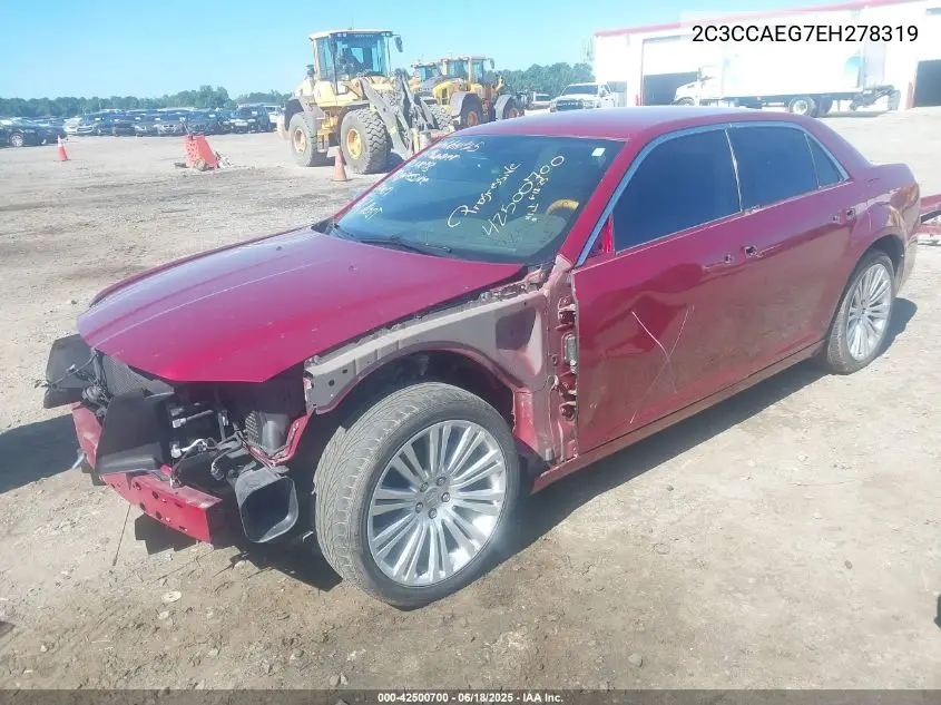 2014 Chrysler 300C VIN: 2C3CCAEG7EH278319 Lot: 42500700