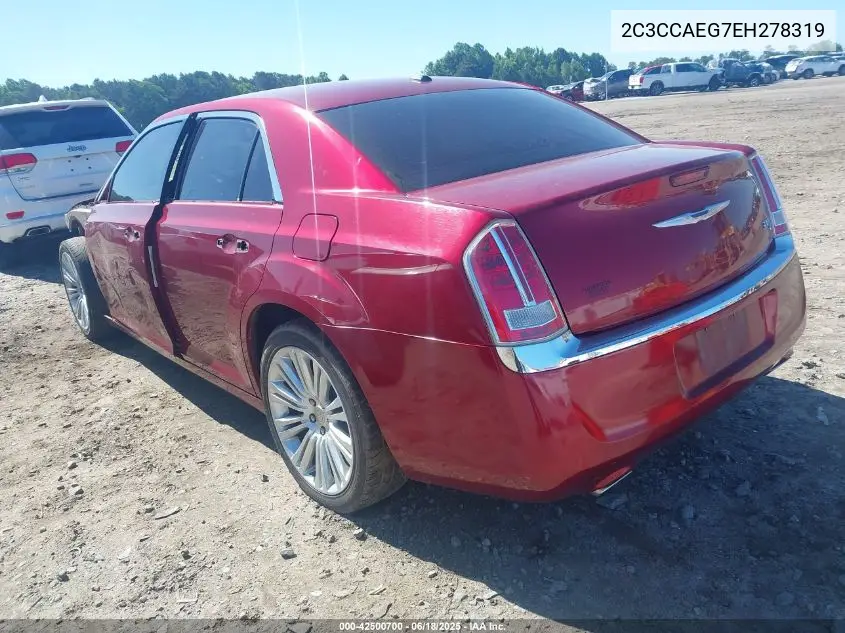2014 Chrysler 300C VIN: 2C3CCAEG7EH278319 Lot: 42500700
