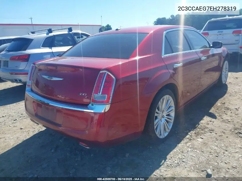 2014 Chrysler 300C VIN: 2C3CCAEG7EH278319 Lot: 42500700