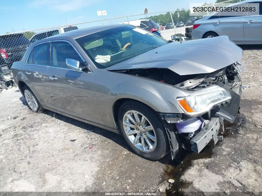 2014 Chrysler 300C VIN: 2C3CCAEG3EH212883 Lot: 42507627