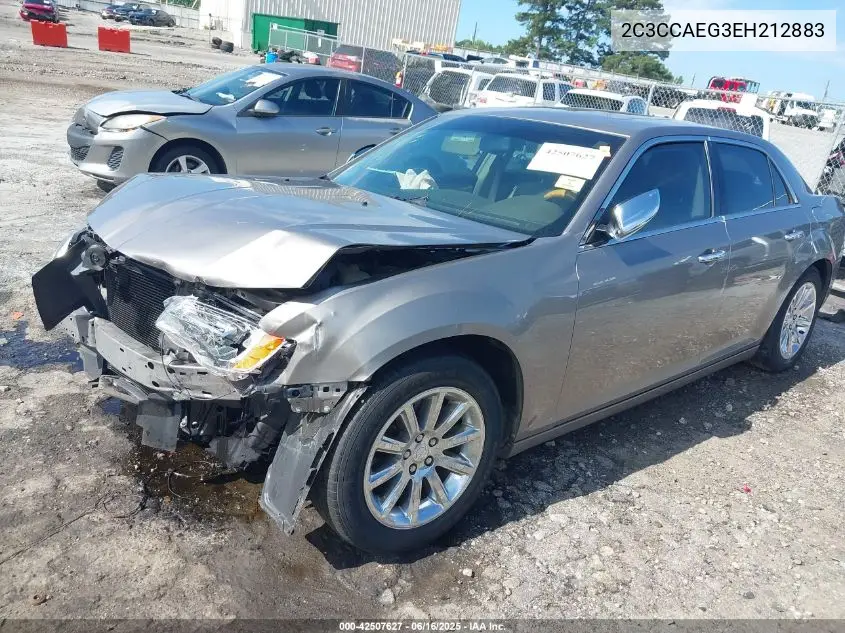 2014 Chrysler 300C VIN: 2C3CCAEG3EH212883 Lot: 42507627
