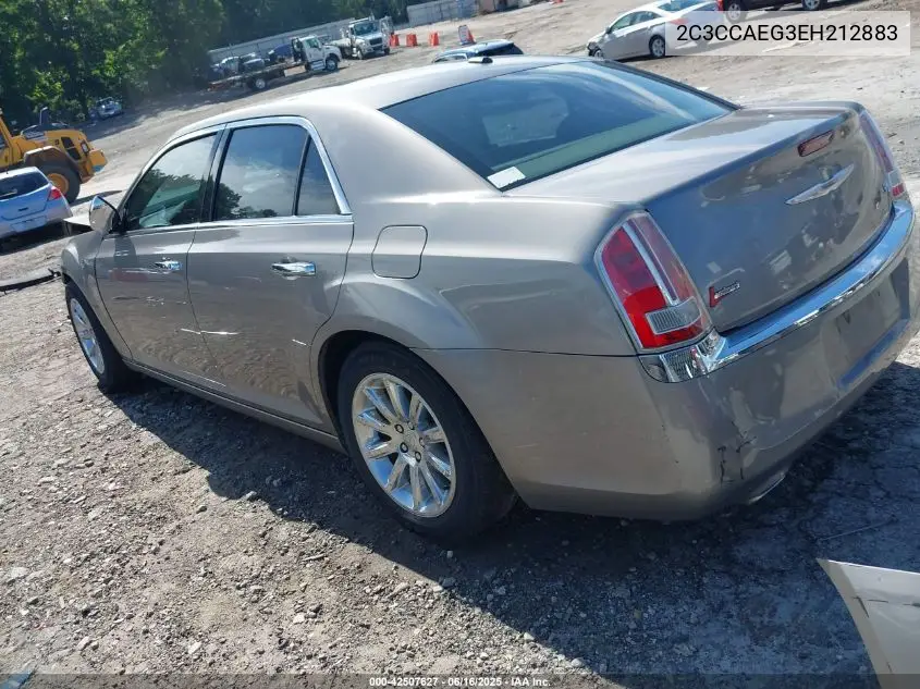 2014 Chrysler 300C VIN: 2C3CCAEG3EH212883 Lot: 42507627