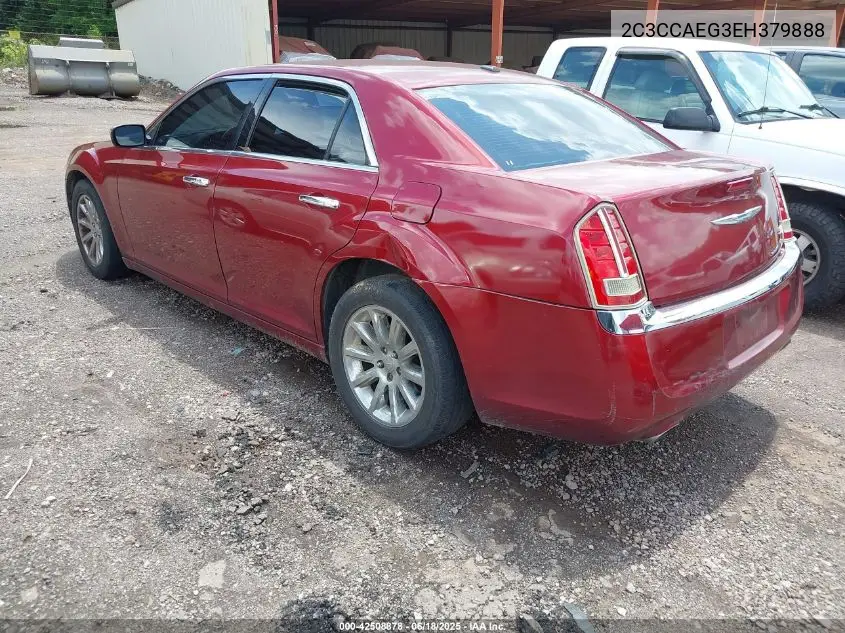 2014 Chrysler 300C VIN: 2C3CCAEG3EH379888 Lot: 42508878