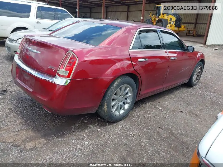 2014 Chrysler 300C VIN: 2C3CCAEG3EH379888 Lot: 42508878