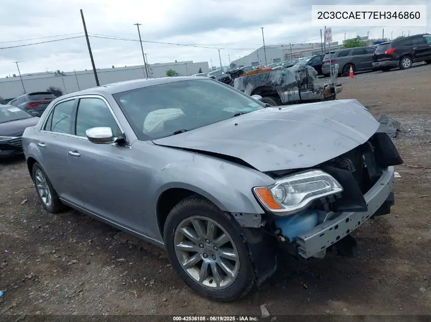 2014 Chrysler 300C VIN: 2C3CCAET7EH346860 Lot: 42536108