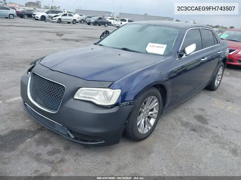 2015 Chrysler 300C VIN: 2C3CCAEG9FH743507 Lot: 42074059