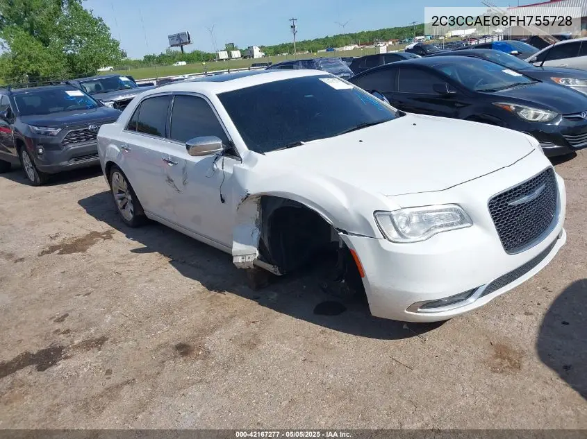 2015 Chrysler 300C VIN: 2C3CCAEG8FH755728 Lot: 42167277