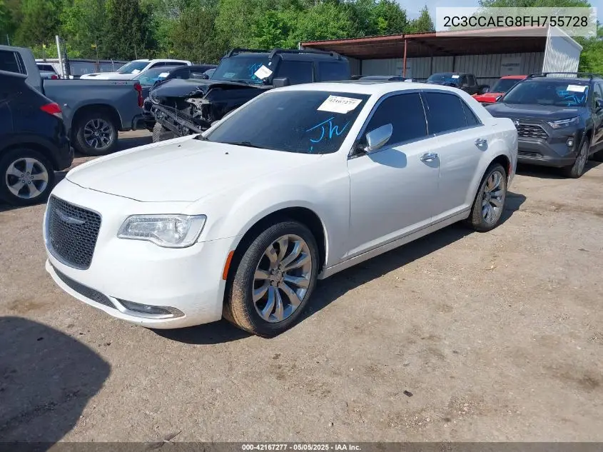 2015 Chrysler 300C VIN: 2C3CCAEG8FH755728 Lot: 42167277