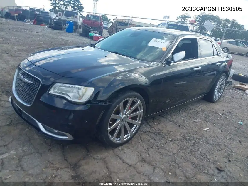2015 Chrysler 300C Platinum VIN: 2C3CCAPG6FH830505 Lot: 42469119
