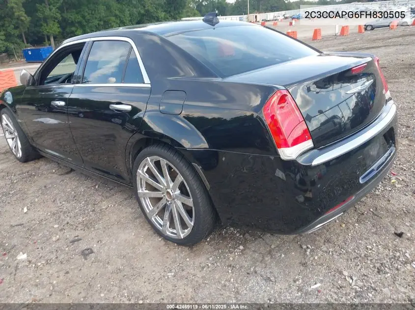 2015 Chrysler 300C Platinum VIN: 2C3CCAPG6FH830505 Lot: 42469119