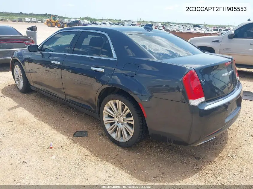 2015 Chrysler 300C Platinum VIN: 2C3CCAPT2FH905553 Lot: 42540496