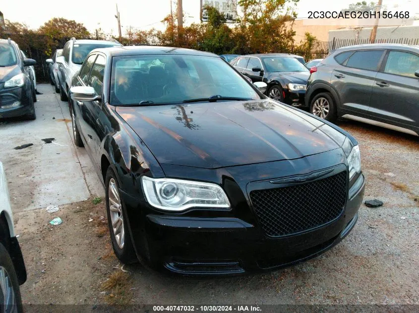 2016 Chrysler 300 Limited VIN: 2C3CCAEG2GH156468 Lot: 40747032