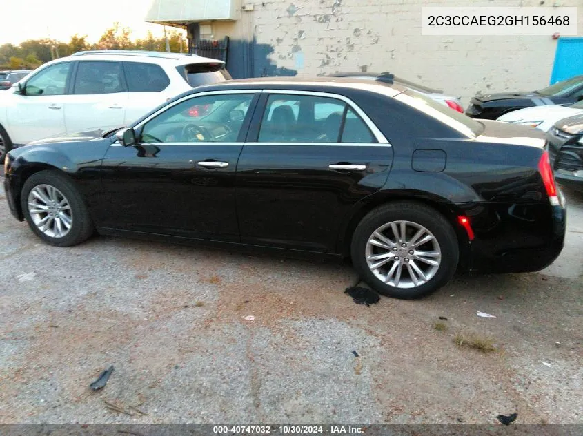 2016 Chrysler 300 Limited VIN: 2C3CCAEG2GH156468 Lot: 40747032