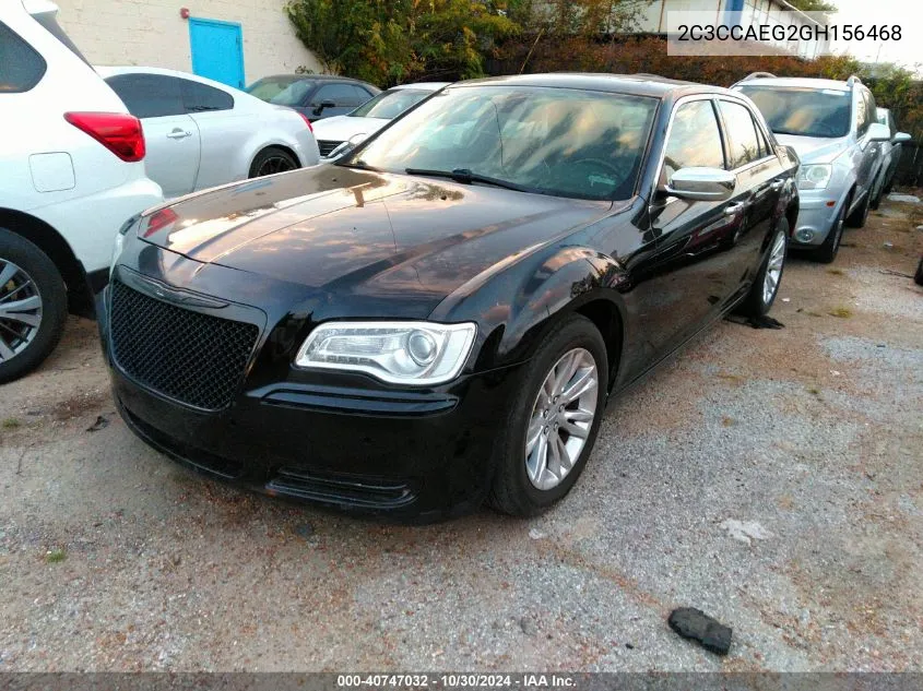 2016 Chrysler 300 Limited VIN: 2C3CCAEG2GH156468 Lot: 40747032