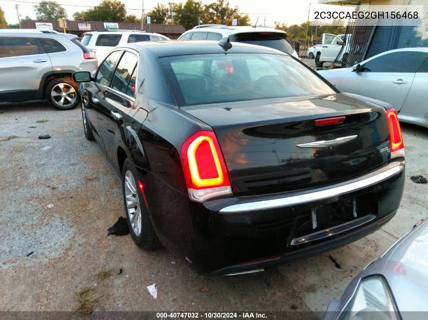 2016 Chrysler 300 Limited VIN: 2C3CCAEG2GH156468 Lot: 40747032