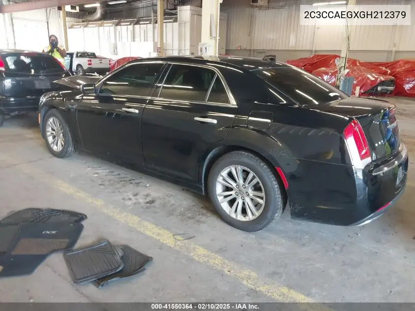 2016 Chrysler 300C VIN: 2C3CCAEGXGH212379 Lot: 41550364