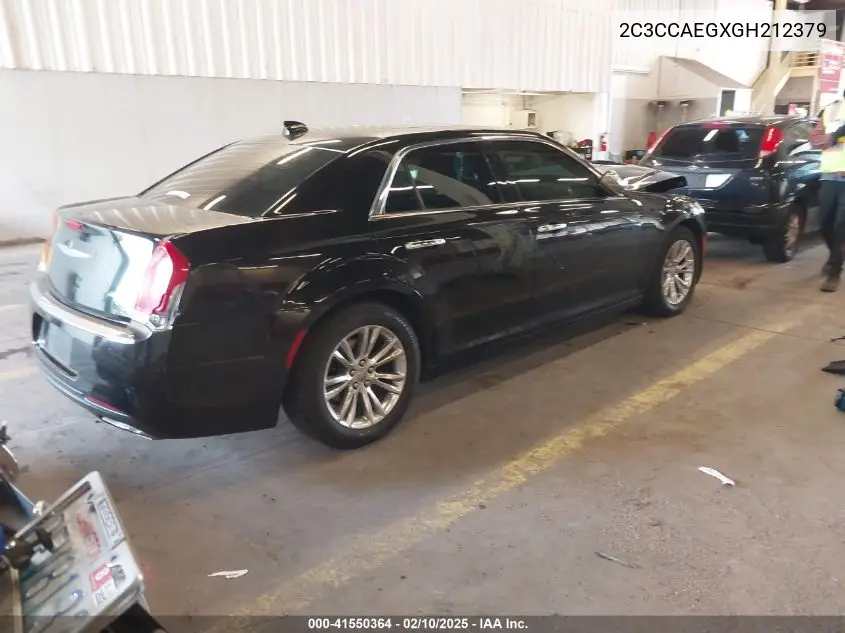 2016 Chrysler 300C VIN: 2C3CCAEGXGH212379 Lot: 41550364