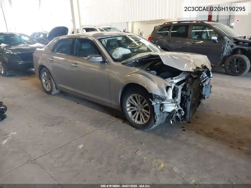 2016 Chrysler 300C VIN: 2C3CCAEG2GH190295 Lot: 41916884