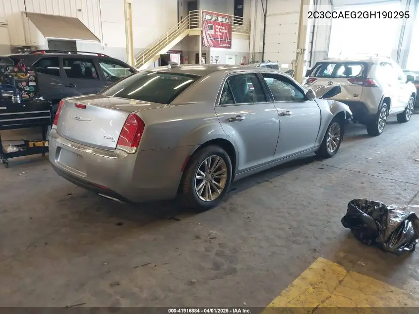 2016 Chrysler 300C VIN: 2C3CCAEG2GH190295 Lot: 41916884