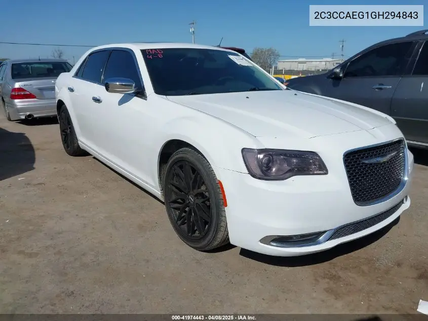 2016 Chrysler 300C VIN: 2C3CCAEG1GH294843 Lot: 41974443