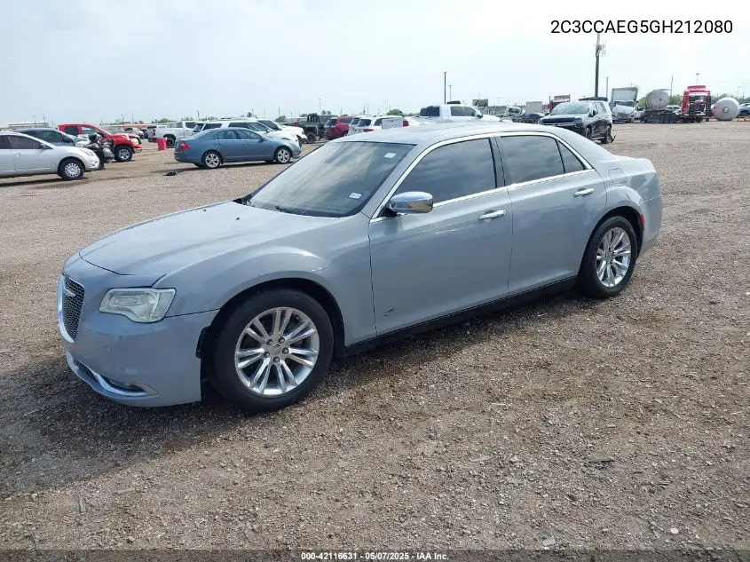 2016 Chrysler 300C VIN: 2C3CCAEG5GH212080 Lot: 42116631