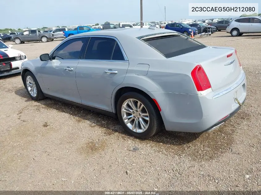 2016 Chrysler 300C VIN: 2C3CCAEG5GH212080 Lot: 42116631
