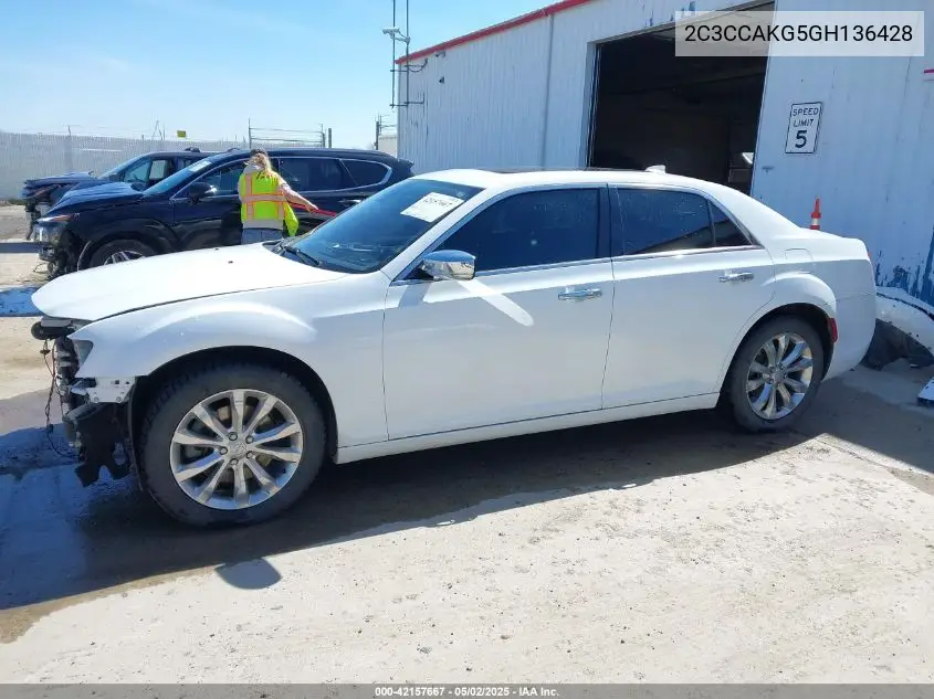 2016 Chrysler 300C Awd VIN: 2C3CCAKG5GH136428 Lot: 42157667