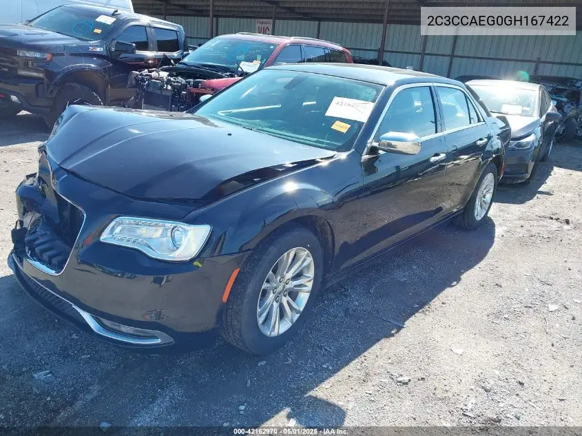 2016 Chrysler 300C VIN: 2C3CCAEG0GH167422 Lot: 42162970