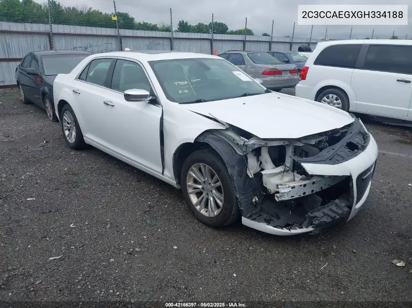 2016 Chrysler 300C VIN: 2C3CCAEGXGH334188 Lot: 42166397