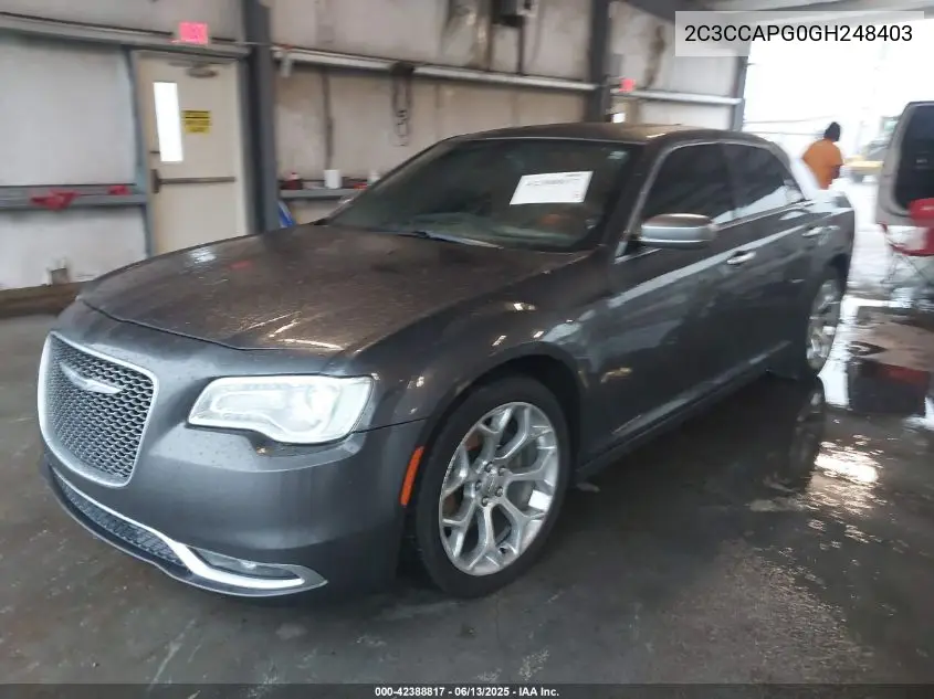 2016 Chrysler 300C Platinum VIN: 2C3CCAPG0GH248403 Lot: 42388817