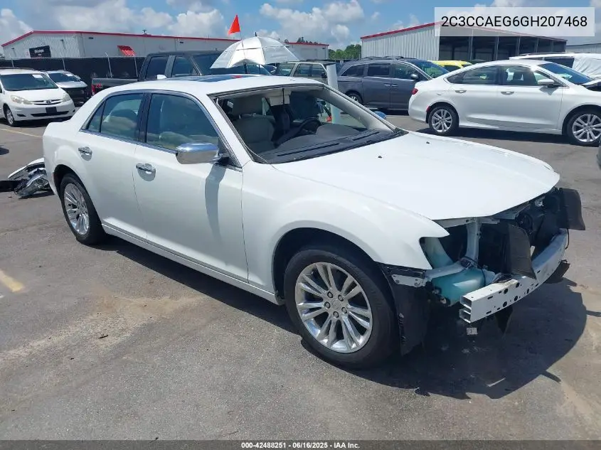 2016 Chrysler 300C VIN: 2C3CCAEG6GH207468 Lot: 42488251