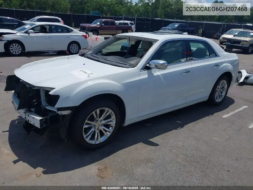 2016 Chrysler 300C VIN: 2C3CCAEG6GH207468 Lot: 42488251
